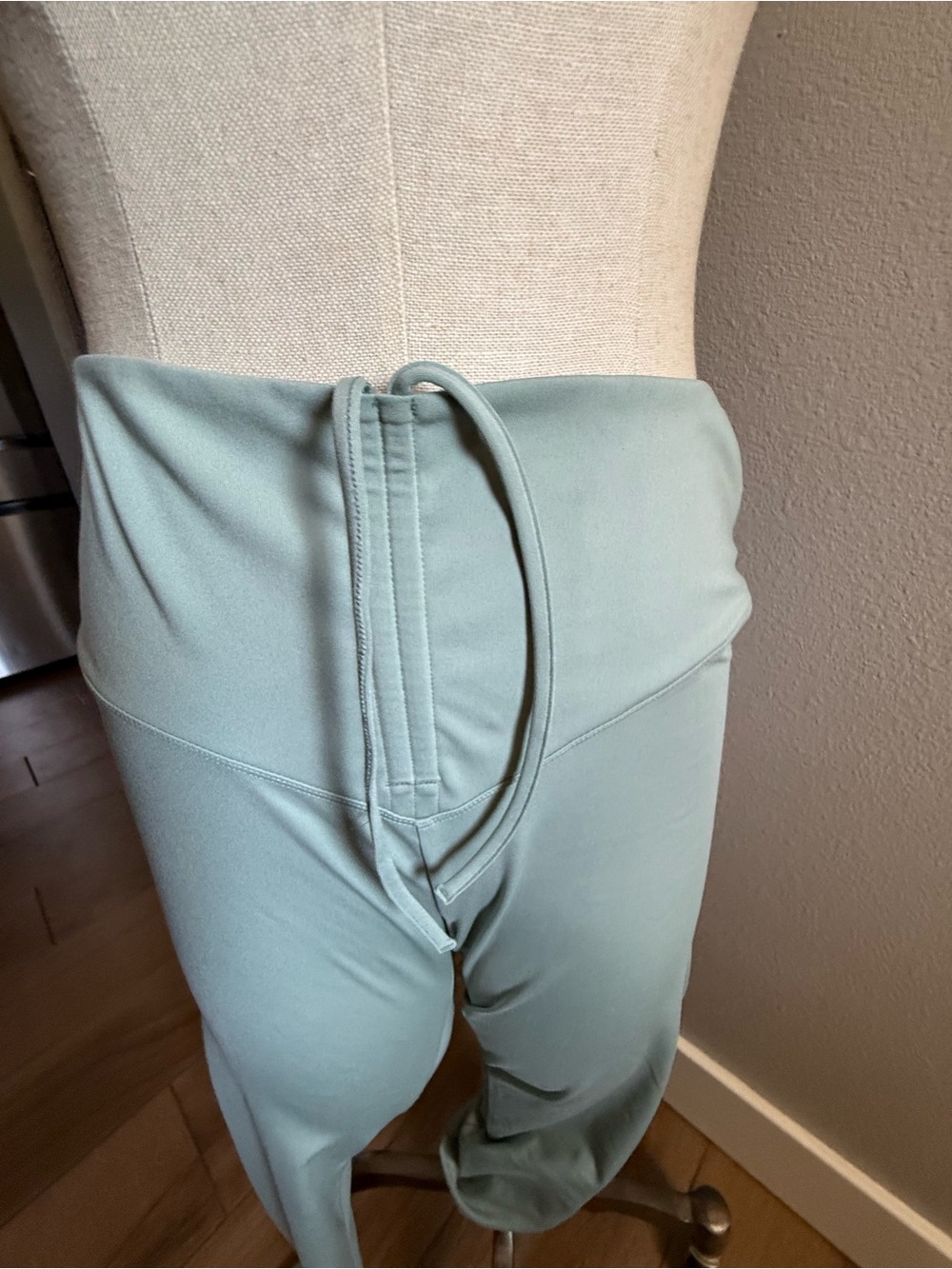 PINK Victoria's Secret Sage Green Fold-Over Waist Leggings